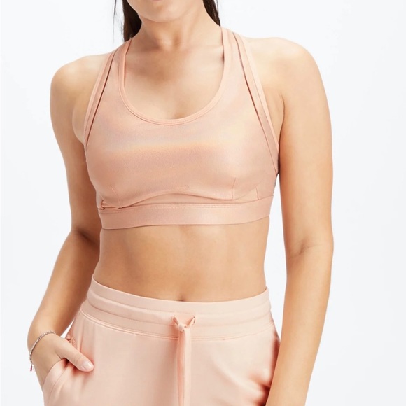 BELLE IRIDESCENT ADJUSTABLE HIGH-IMPACT SPORTS BRA - Picture 4 of 4